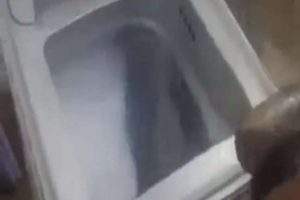 Bu &ccedil;amaşır makinesi elektrikle &ccedil;alışmıyor!
