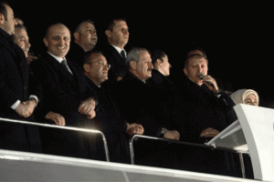 Erdoğan'a coşkulu karşılama
