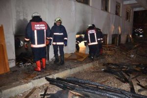 Ankara'da yangın paniği