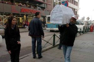 Zonguldak'ta tabutlu eylem