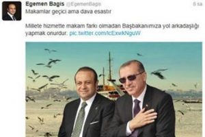 Egemen Bağış b&ouml;yle veda etti