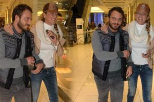 Petek ve sevgili yılbaşı alışverişinde...