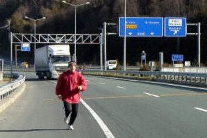 İşte Rize'nin koşan adamı
