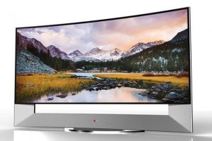 D&uuml;nyanın en b&uuml;y&uuml;k kavisli TV'si geliyor