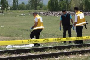 Tren yaşlı kadına &ccedil;arptı!