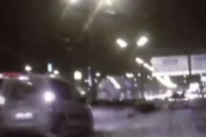 Bariyerlere &ccedil;arpan ara&ccedil; kamerada