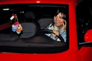 Sibel trafiğe takıldı...