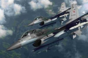 F-16 u&ccedil;akları T&uuml;rkiye-Suriye sınırında u&ccedil;tu