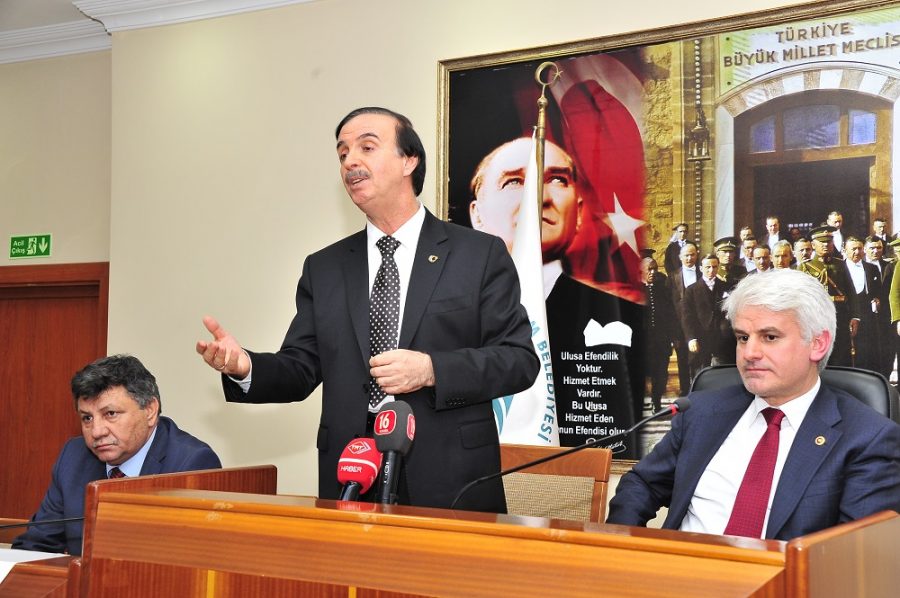 Şahin ve  Keskin'den esnaf ziyareti