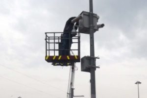 Mobese kameralarına yılbaşı bakımı