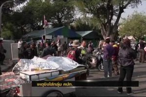 G&ouml;stericilere ateş a&ccedil;ıldı