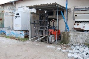 İş makinesiyle oyun k&ouml;t&uuml; bitti