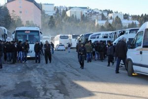 Uludağ'da otopark kaosu