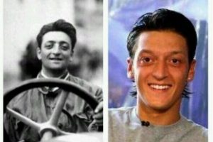 Mesut &Ouml;zil ile Ferrari'nin benzerliği şaşırttı