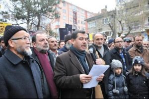 Dua ederek destek verdiler