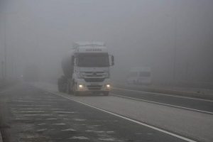 Bolu Dağında sis