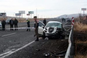 Korkun&ccedil; kaza can aldı