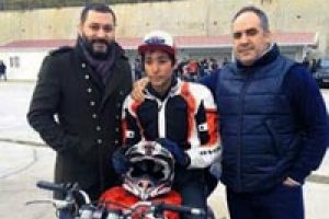 H&uuml;sn&uuml; Şenlendirici motosiklet j&uuml;risi oldu...