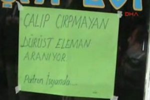 Kahveciden konuşulan eleman ilanı