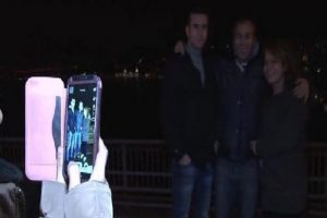 Yeni yıla Boğazi&ccedil;i K&ouml;pr&uuml;s&uuml;'nde girdiler