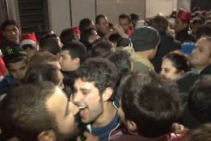 Yeni yıla "ezilerek" girdiler