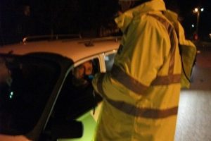 Yeni yılın ilk saatinde trafik kontrol&uuml;