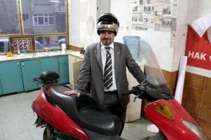 Bu da "konuşan kask"