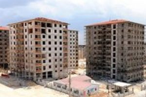 Gazikent'teki toplu konut inşaatı sona yaklaştı