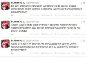 Kuzu'dan "tweet" a&ccedil;ıklaması