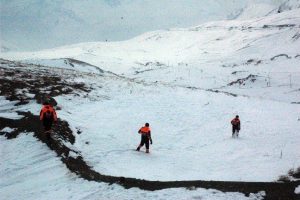 3500 rakımda at kurtarma operasyonu