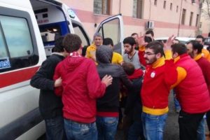 Ma&ccedil;ın ardından olaylar &ccedil;ıktı