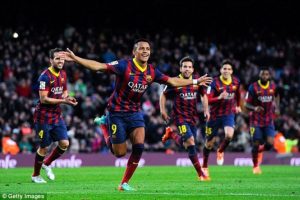Bar&ccedil;a'da Alexis Sanches şov:4-0