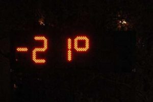 Termometreler eksi 21 dereceyi g&ouml;rd&uuml;