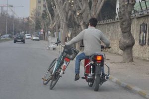 Trafikte tehlikeli yolculuk