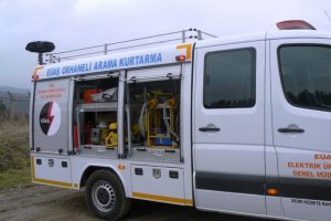 Termik santrale tam donanımlı arama kurtarma aracı