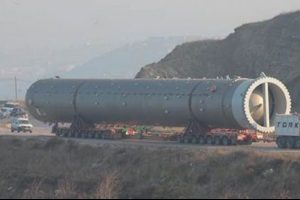 200 ton ağırlığında dev tank