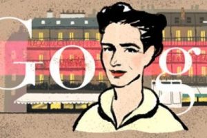 Google'dan 'Simone de Beauvoir' doodle'ı
