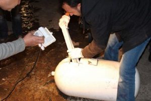 LPG tankından Afyon sakızı &ccedil;ıktı!