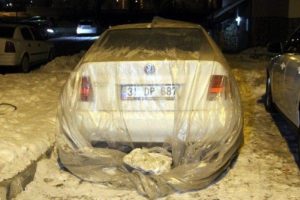 Dondurucu soğuk ara&ccedil;ları poşetletti