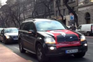 Macaristan'da Başbakan Erdoğan'a destek konvoyu
