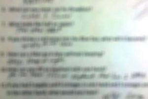 Soru kağıdına yazdığı k&uuml;f&uuml;r sınavı iptal ettirdi