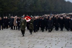 Anıtkabir'i ziyaret ettiler