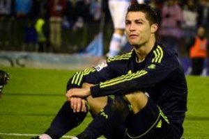 Ronaldo boş kaleye gol atamadı