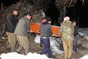 Kader, gece toprağa verildi
