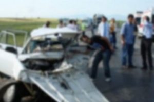 Şanlıurfa'da bir otomobil devrildi: 1 &ouml;l&uuml;