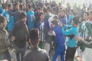 Ma&ccedil; sonrası yumruklar havada u&ccedil;uştu