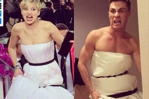 Jennifer Lawrence, giydiği elbise ti'ye alındı...
