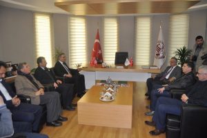 Ak&ccedil;a'dan İTSO'ya ziyaret