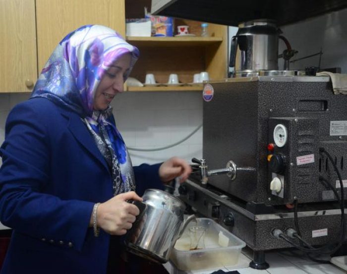Kahveciler odasına kadın başkan