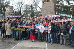 Trabzonspor taraftarlarından men cezasına tepki!